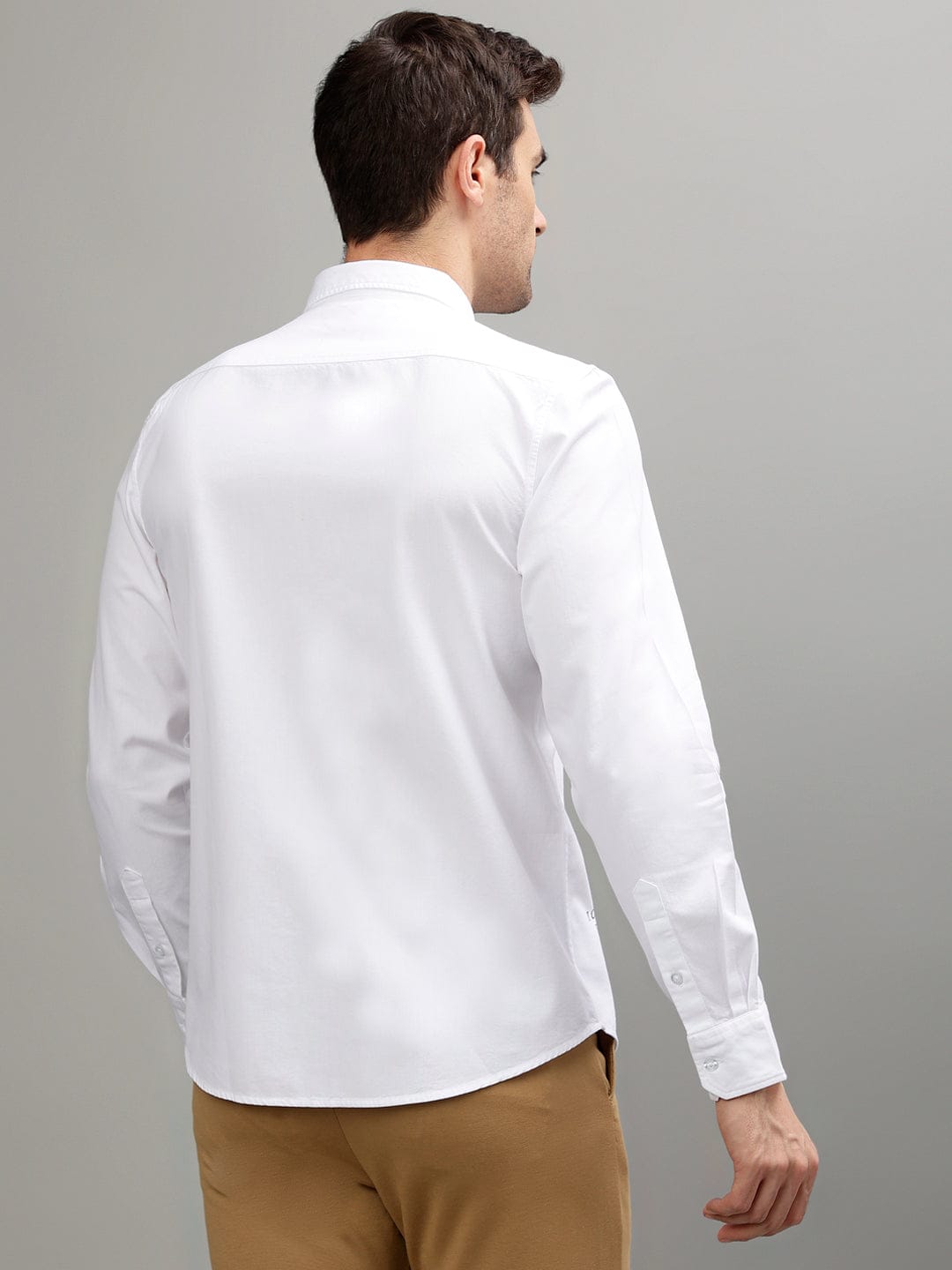 Iconic Men White Shirt Collar Shirt