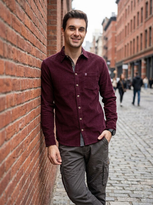 Iconic Red Fashion Regular fit Shirt