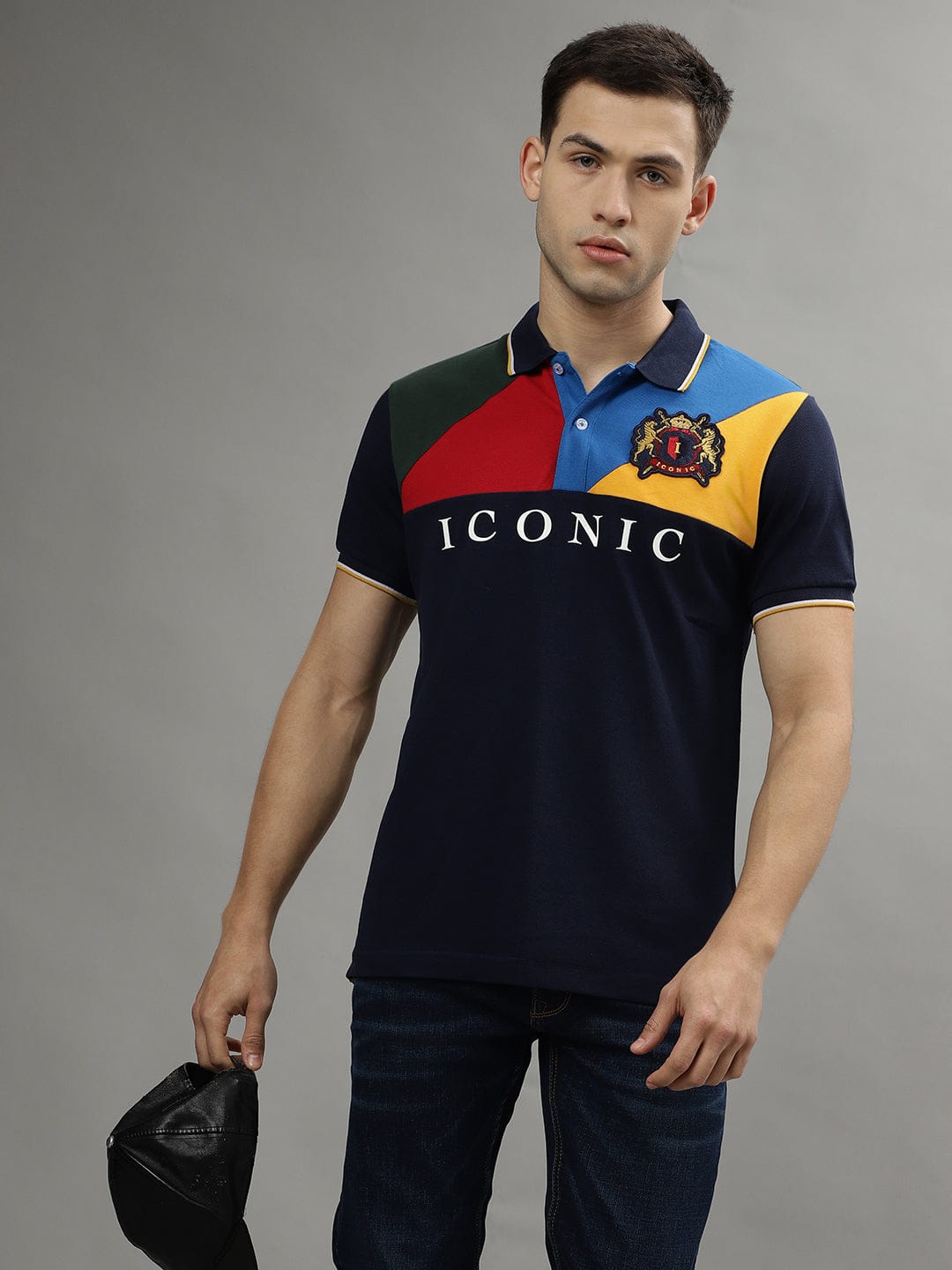 Iconic Men Multi Polo Tshirt