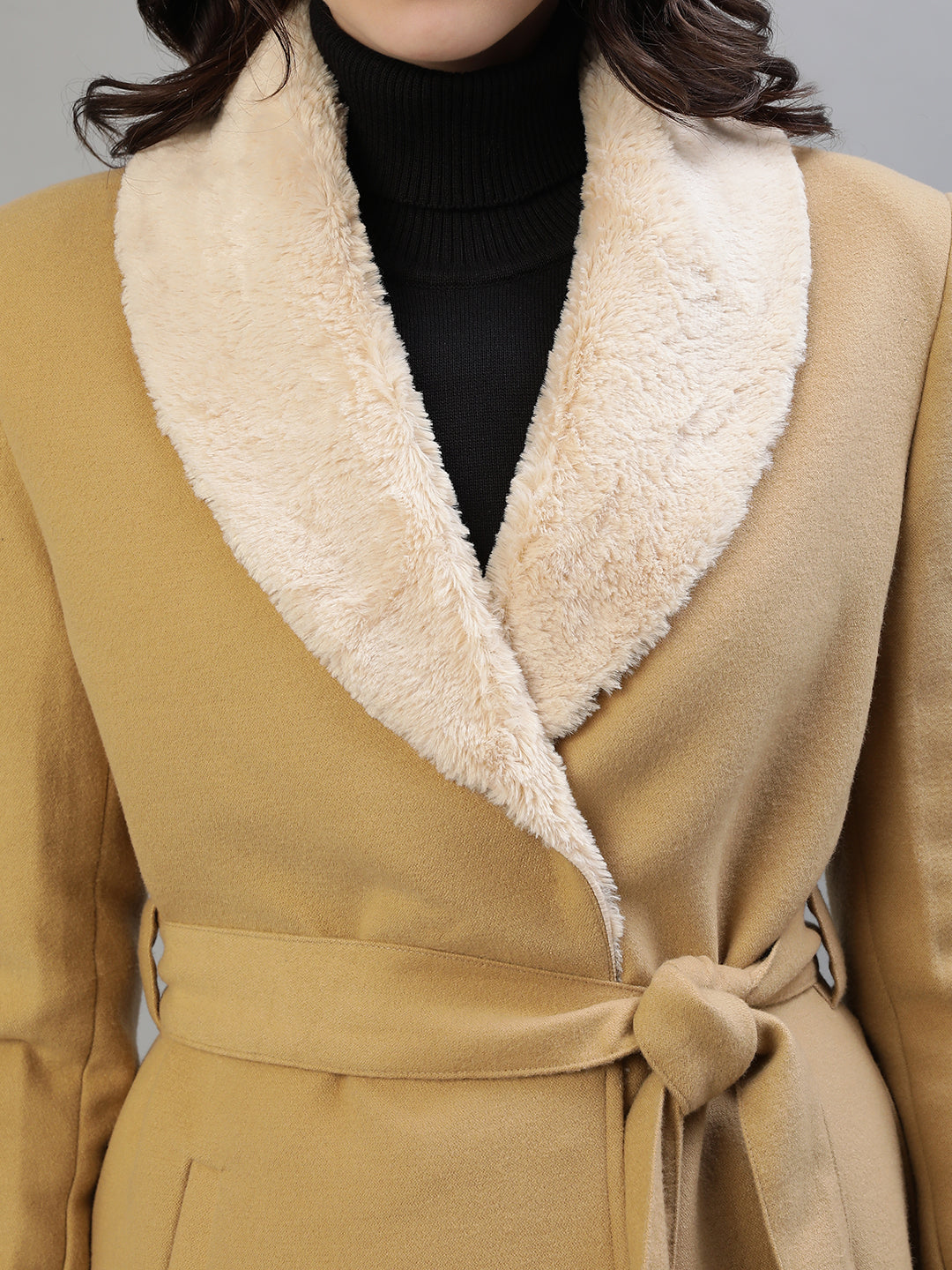 Hella shawl collar boa coat 【公式通販】