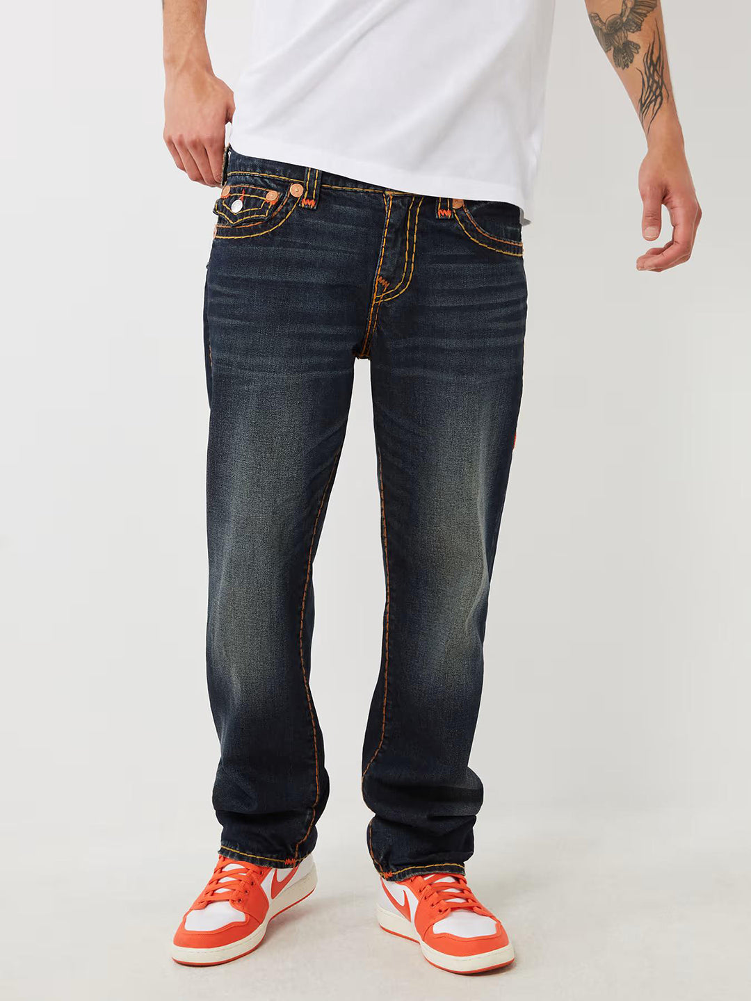 TRUE RELIGION 激レアジーンズ 並行輸入品】True Religion Men's Ricky Nf Super T, 2S Body Rinse