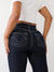 True Religion SN Becca Bootcut Blue Mid-Rise Solid Jeans