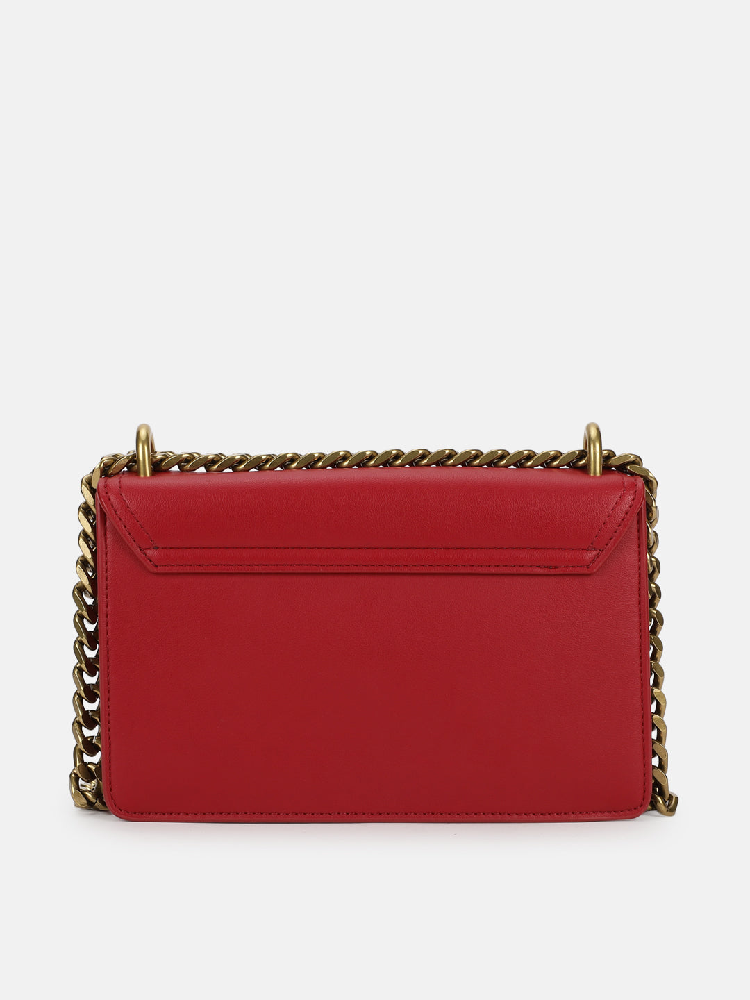 Just Cavalli Women Red Solid Crossbody Bag