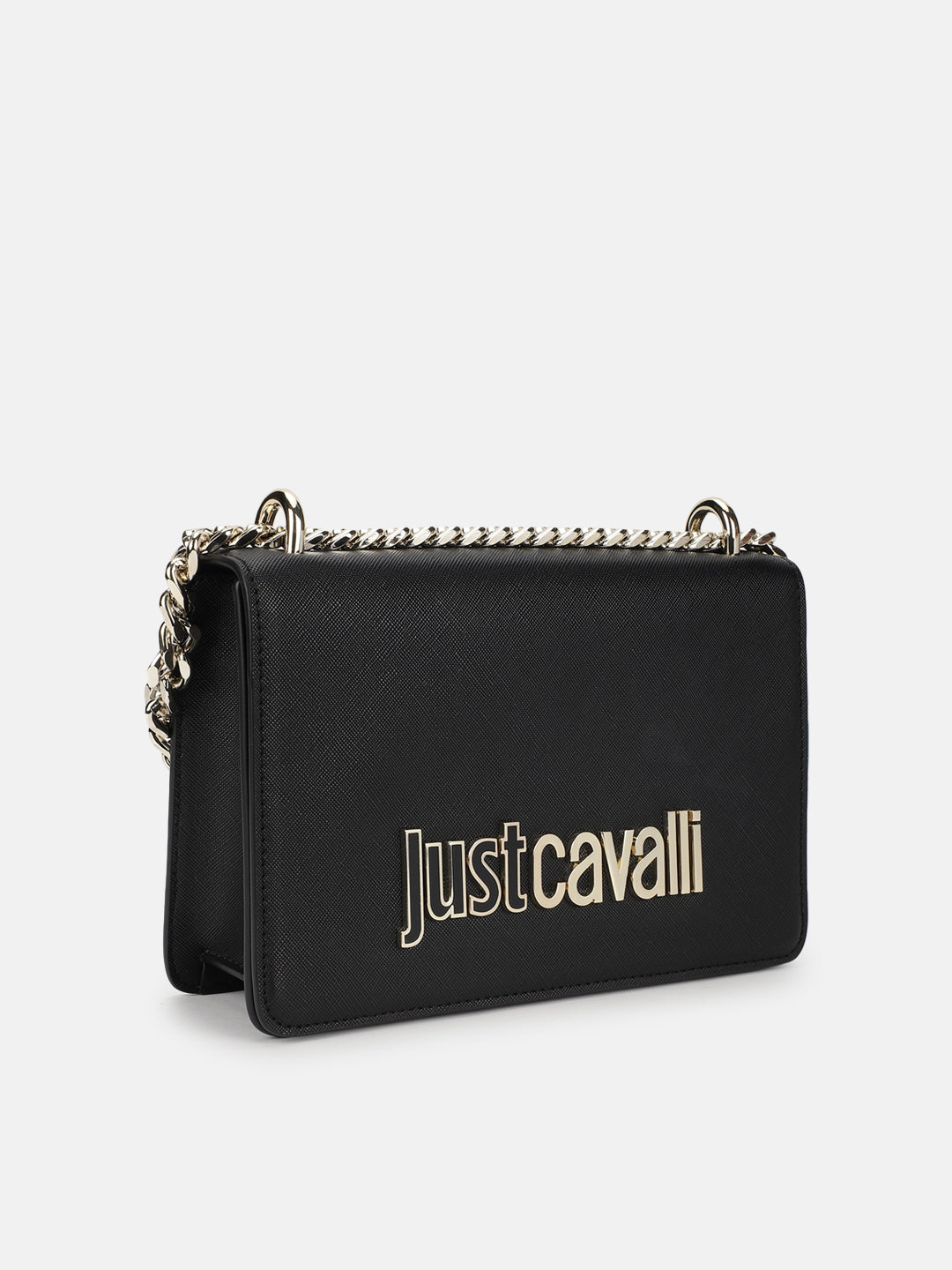 Just Cavalli Women Black Solid Crossbody Bag