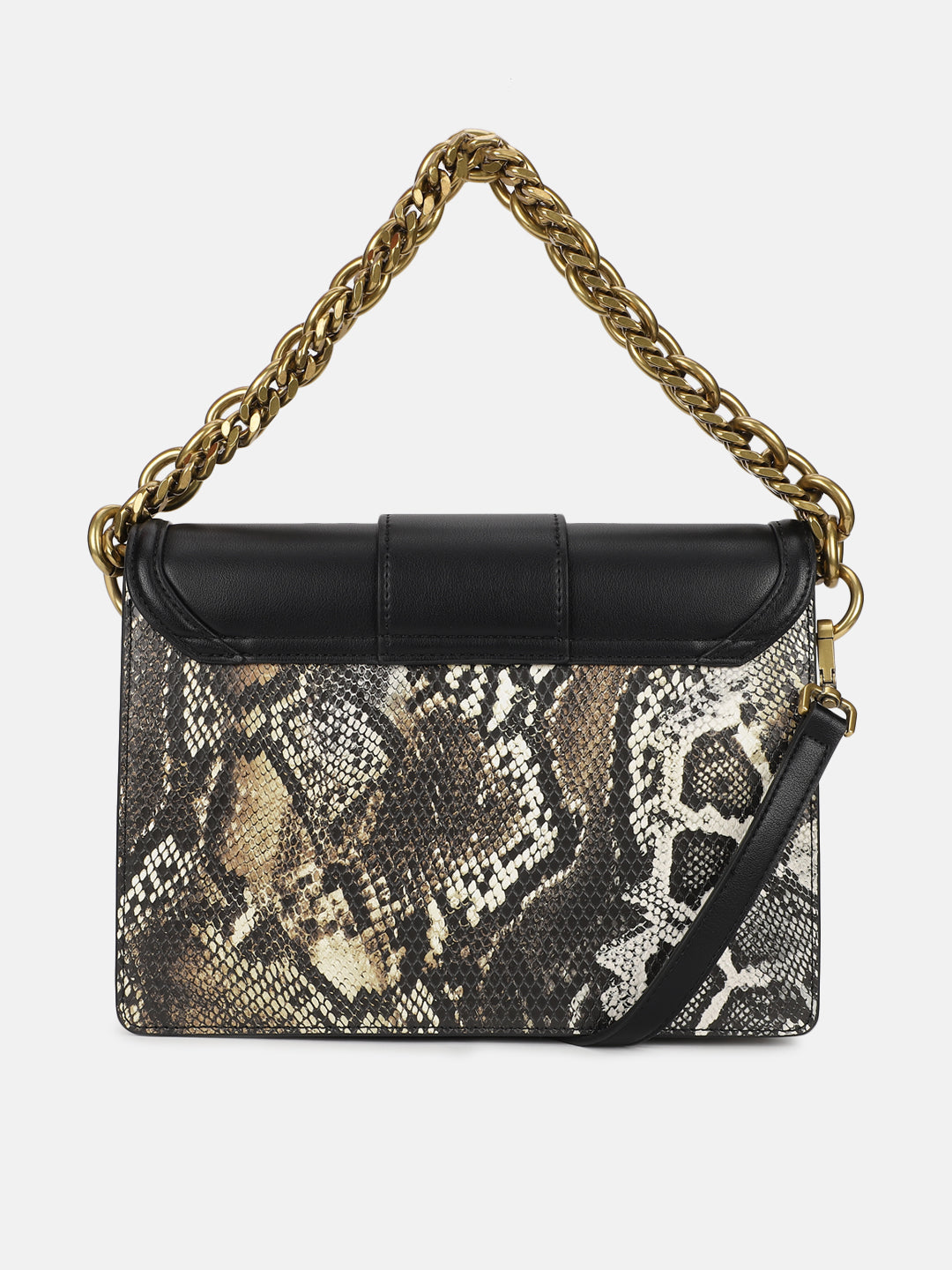 Just Cavalli Women Multi Printed Textured Shoulder Bag