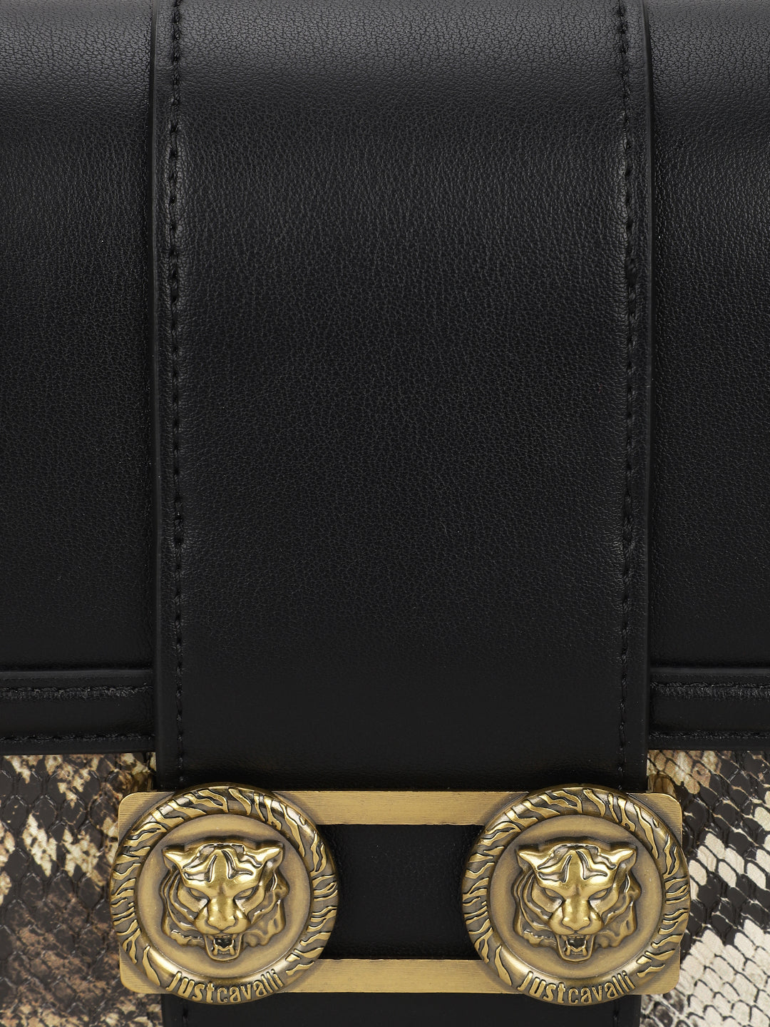 Just Cavalli Women Multi Printed Textured Shoulder Bag