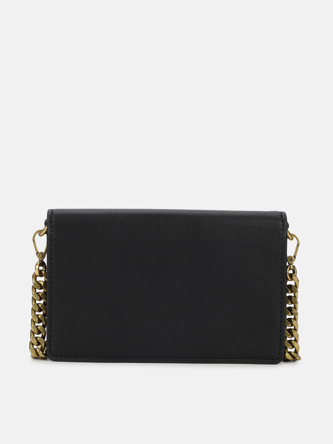 Just Cavalli Women Black Solid Textured Wallet