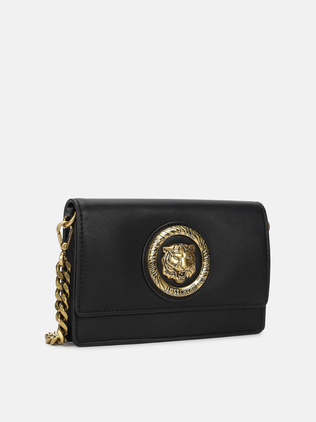Just Cavalli Women Black Solid Textured Wallet