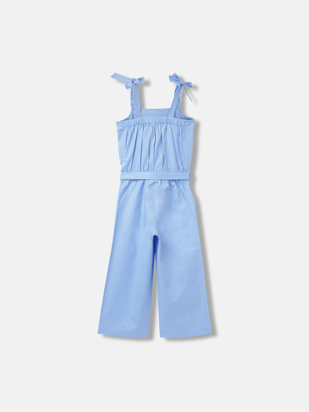 Blue Giraffe Girls Blue Jumpsuit
