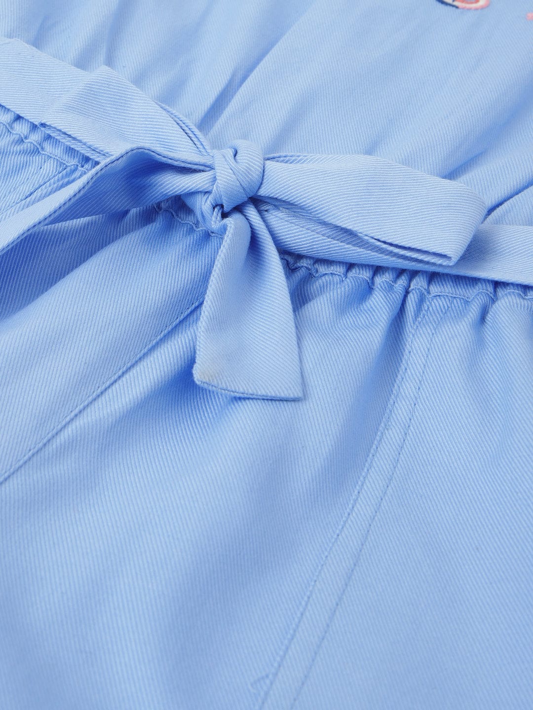 Blue Giraffe Girls Blue Jumpsuit