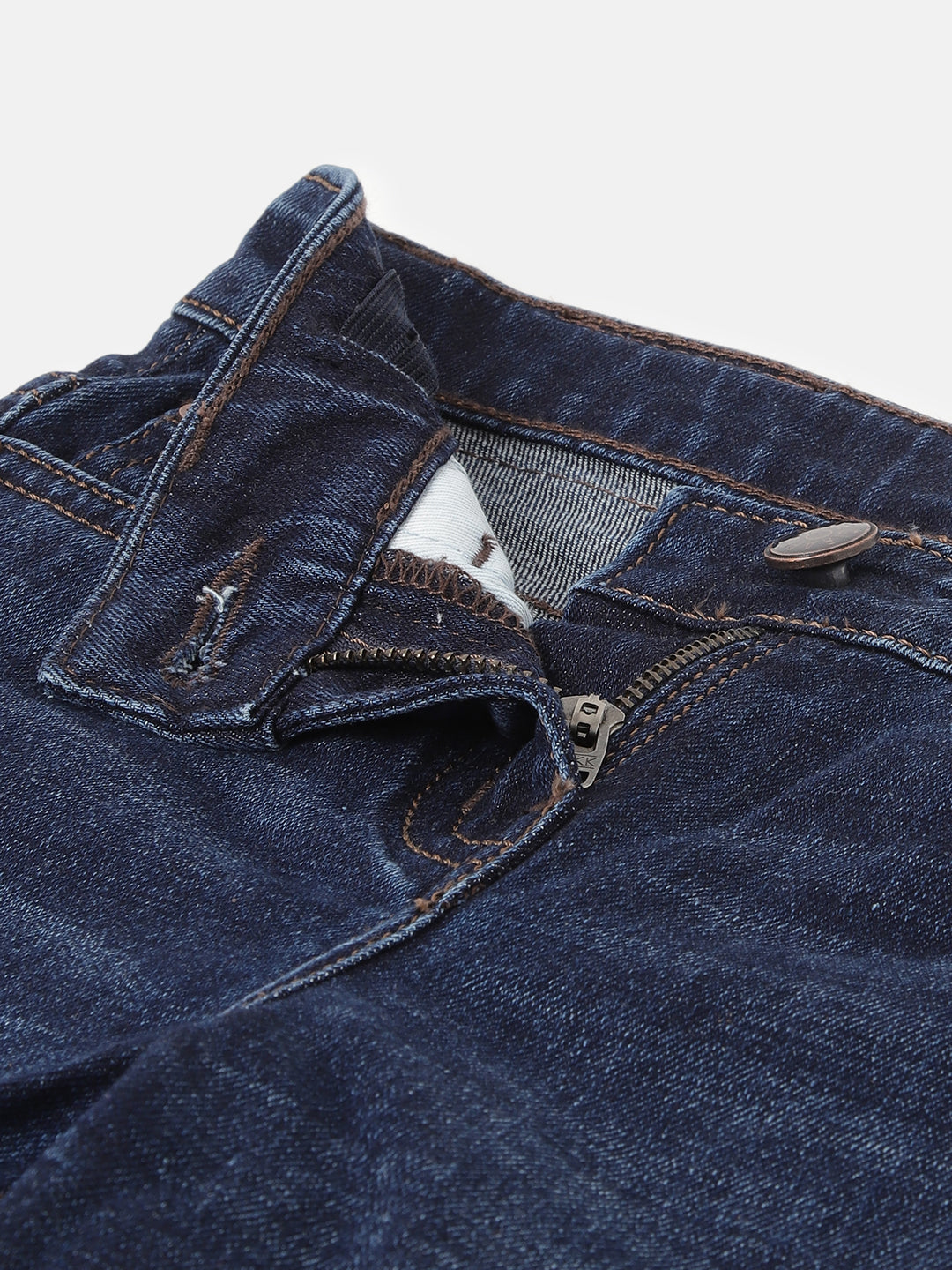 Blue Giraffe Girls Blue Solid Flared Jeans