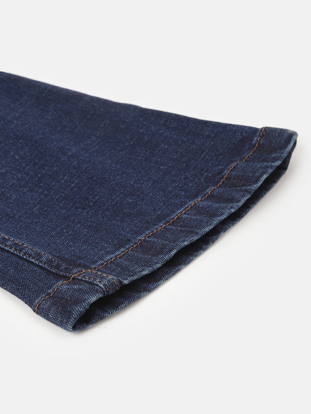 Blue Giraffe Girls Blue Solid Flared Jeans