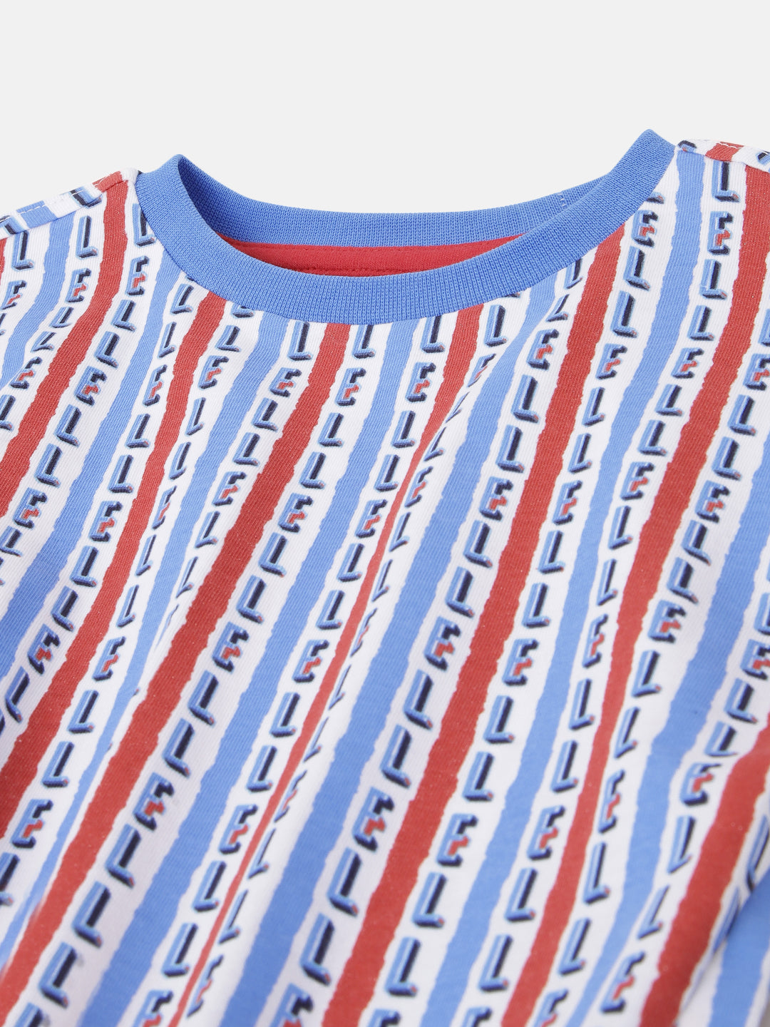 Elle Girls Multi Printed Round Neck Short Sleeves T-Shirt