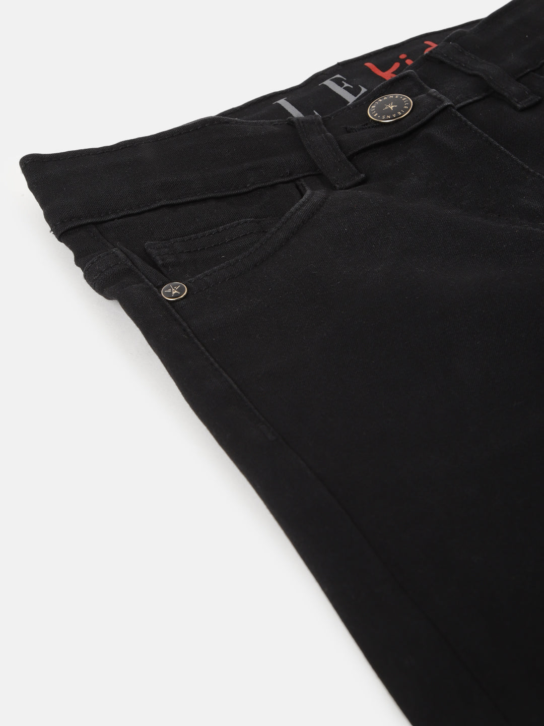 Elle Girls Black Solid Skinny Fit Jeans
