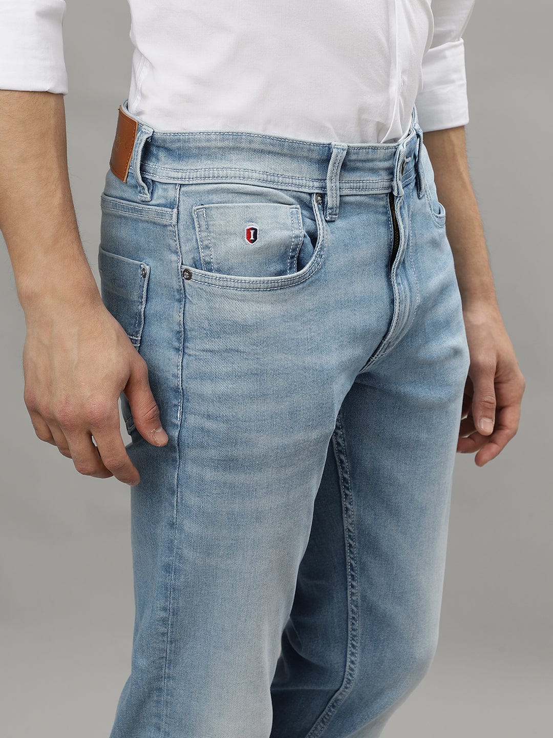 Iconic Men Blue Slim Fit Jeans