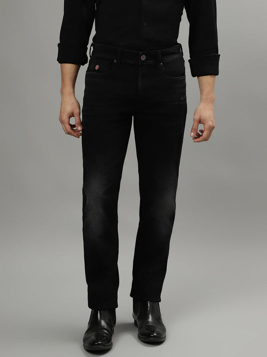Iconic Men Black Slim Fit Jeans
