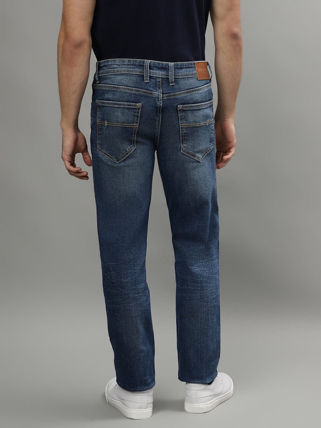 Iconic Men Blue Skinny Fit Jeans