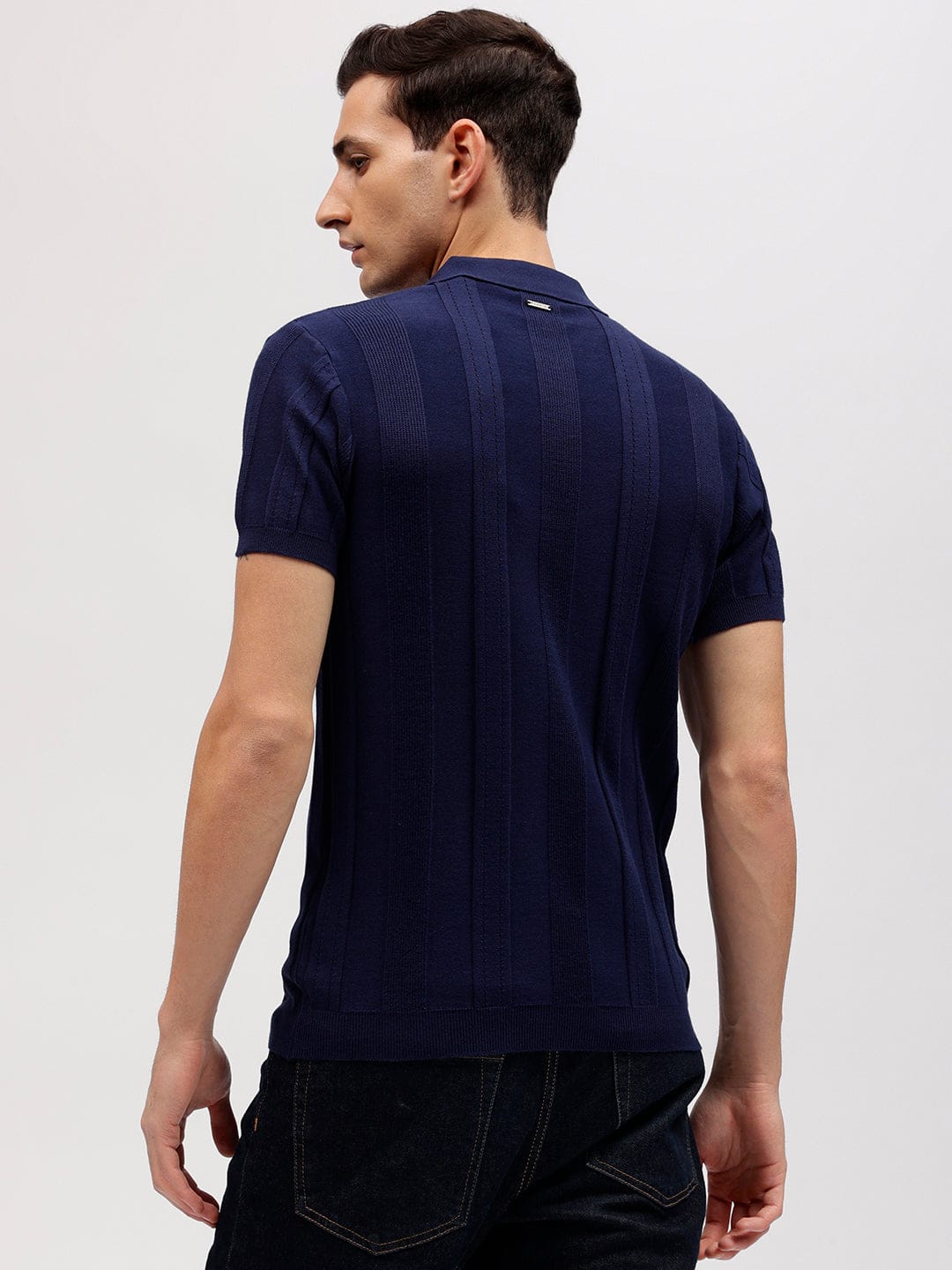 Iconic Men Blue Polo Polo Tshirt