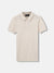Antony Morato Boys Beige Solid Polo Collar Short Sleeves T-Shirt