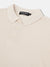 Antony Morato Boys Beige Solid Polo Collar Short Sleeves T-Shirt
