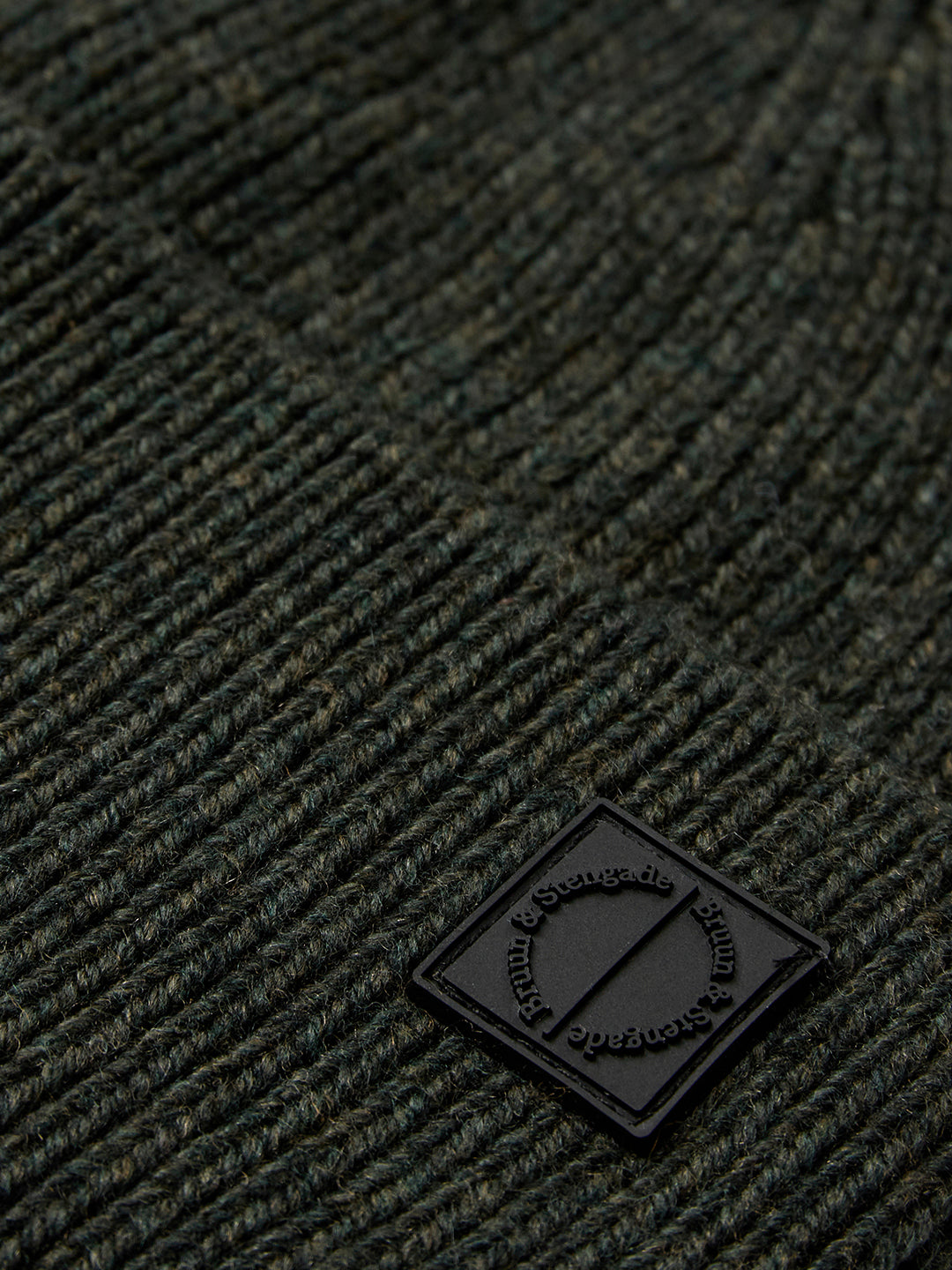 Bruun & Stengade Men Green Solid Beanie Caps