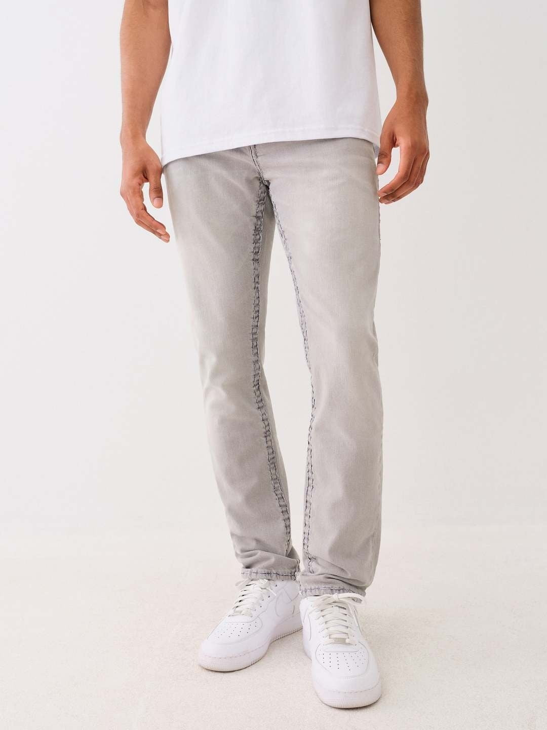 True Religion Men Super T Rocco Slim Fit Mid Rise Jeans