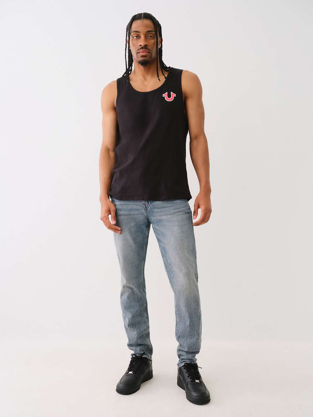 True Religion Men SN Geno Skinny Fit Medium Wash Jeans