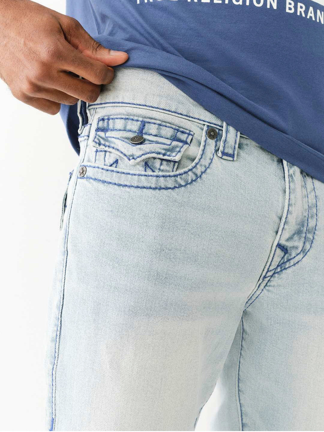 Shop True Religion Big T Billy Bootcut Fit Blue Mid-Rise Washed