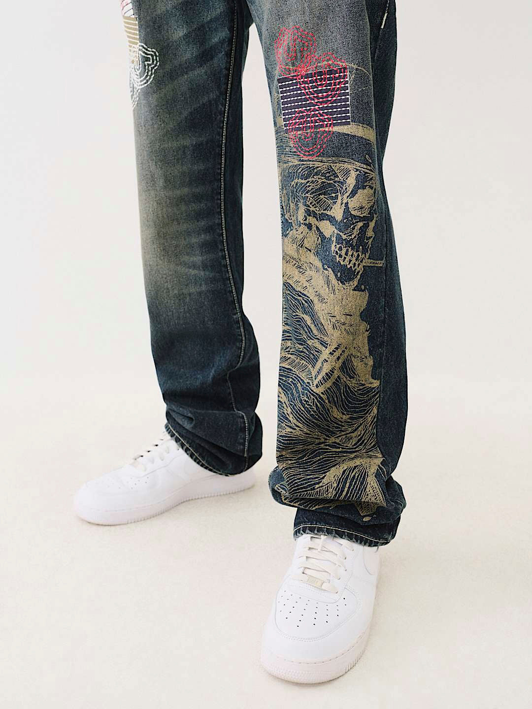 True Religion Men SN Billy Bootcut Fit Dark Wash Jeans