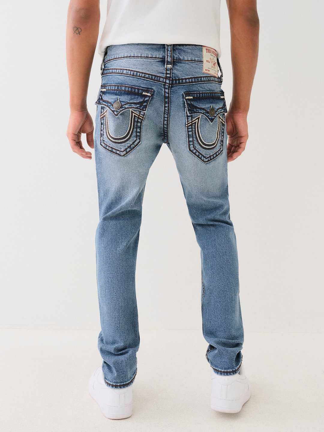 True Religion メンズ Rocco Super T フラップ 1/2インチ 股下32インチ 