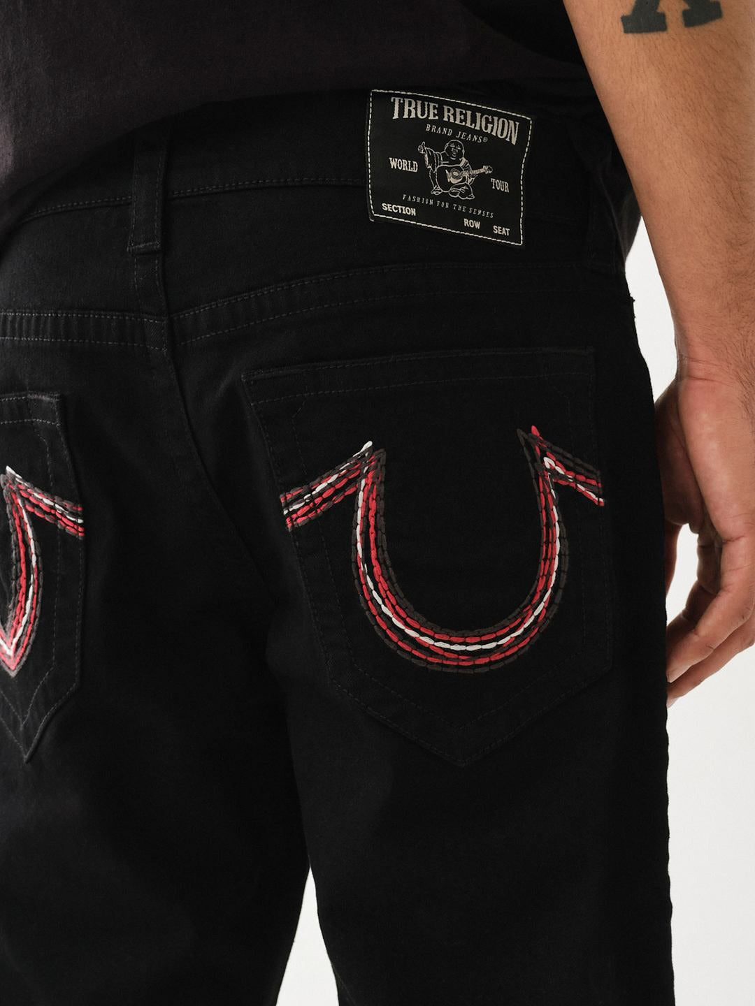 True Religion Men SN Ricky Straight Fit Mid Rise Jeans