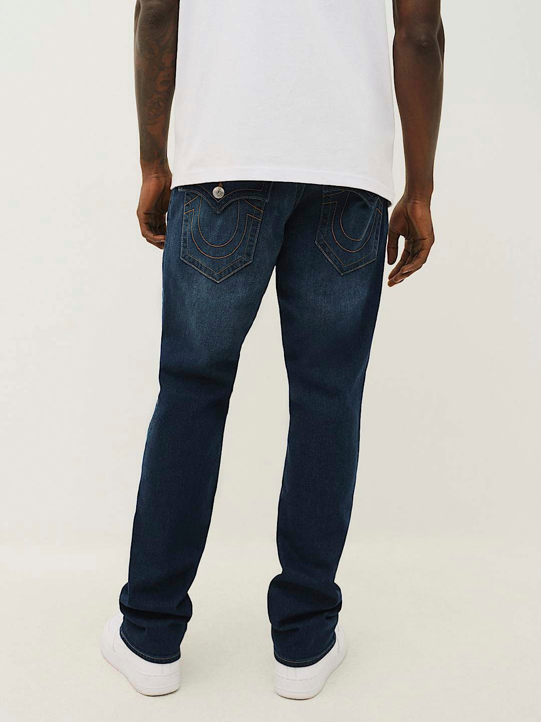 True Religion Men SN Ricky Straight Fit Dark Wash Jeans