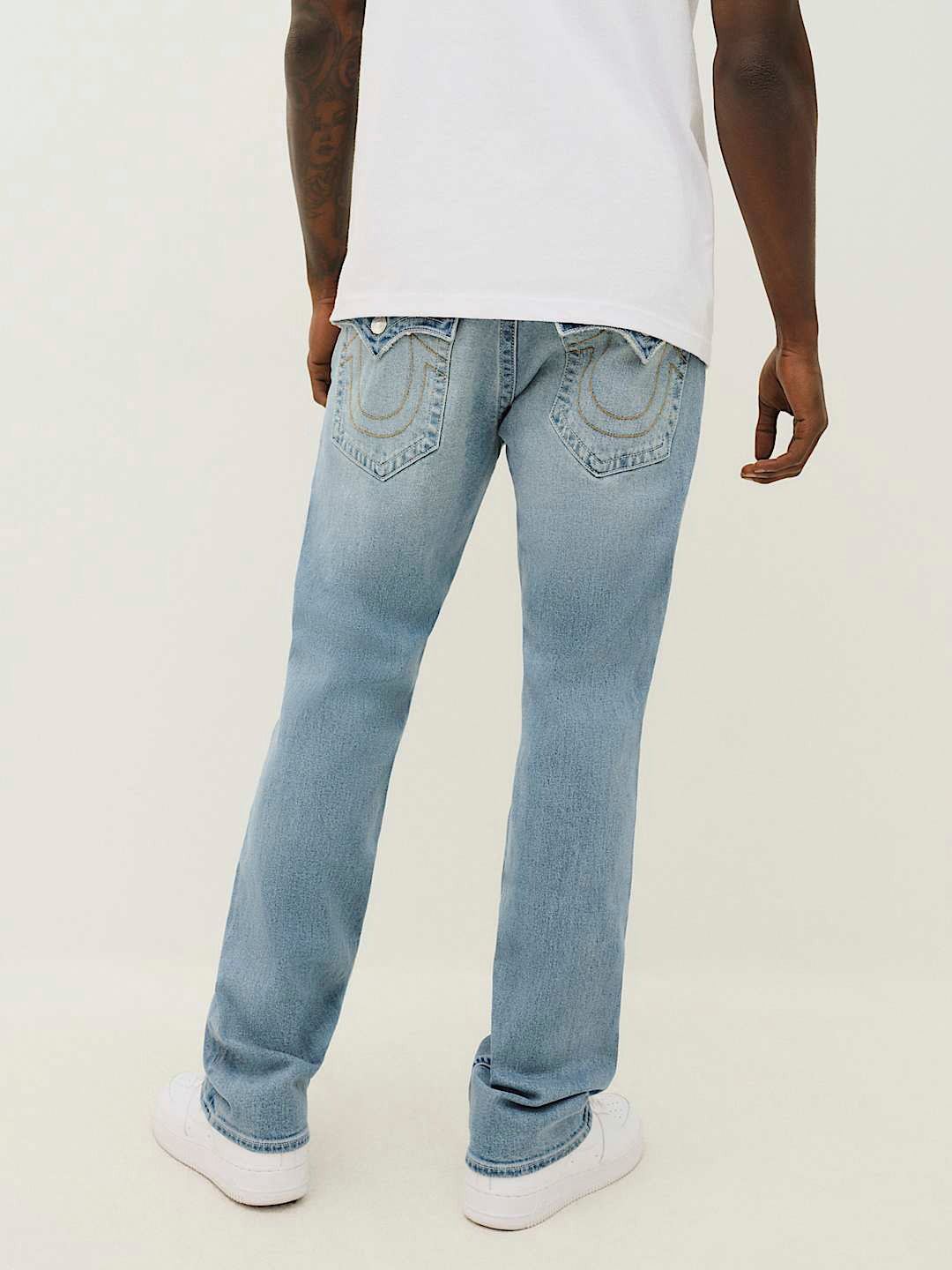 True Religion Men SN Ricky Straight Fit Medium Wash Jeans
