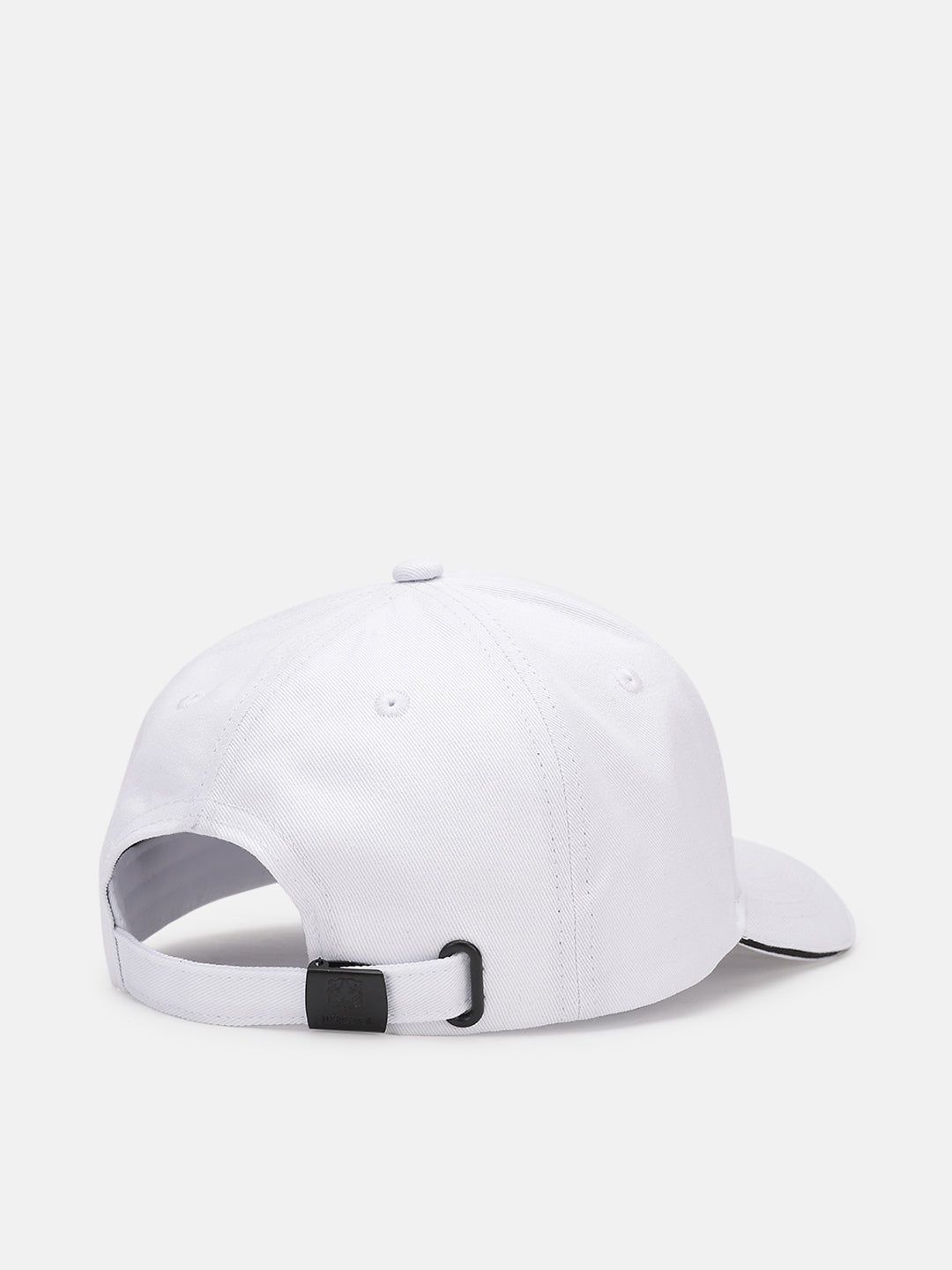 Just Cavalli Men White Embroidered Baseball Caps
