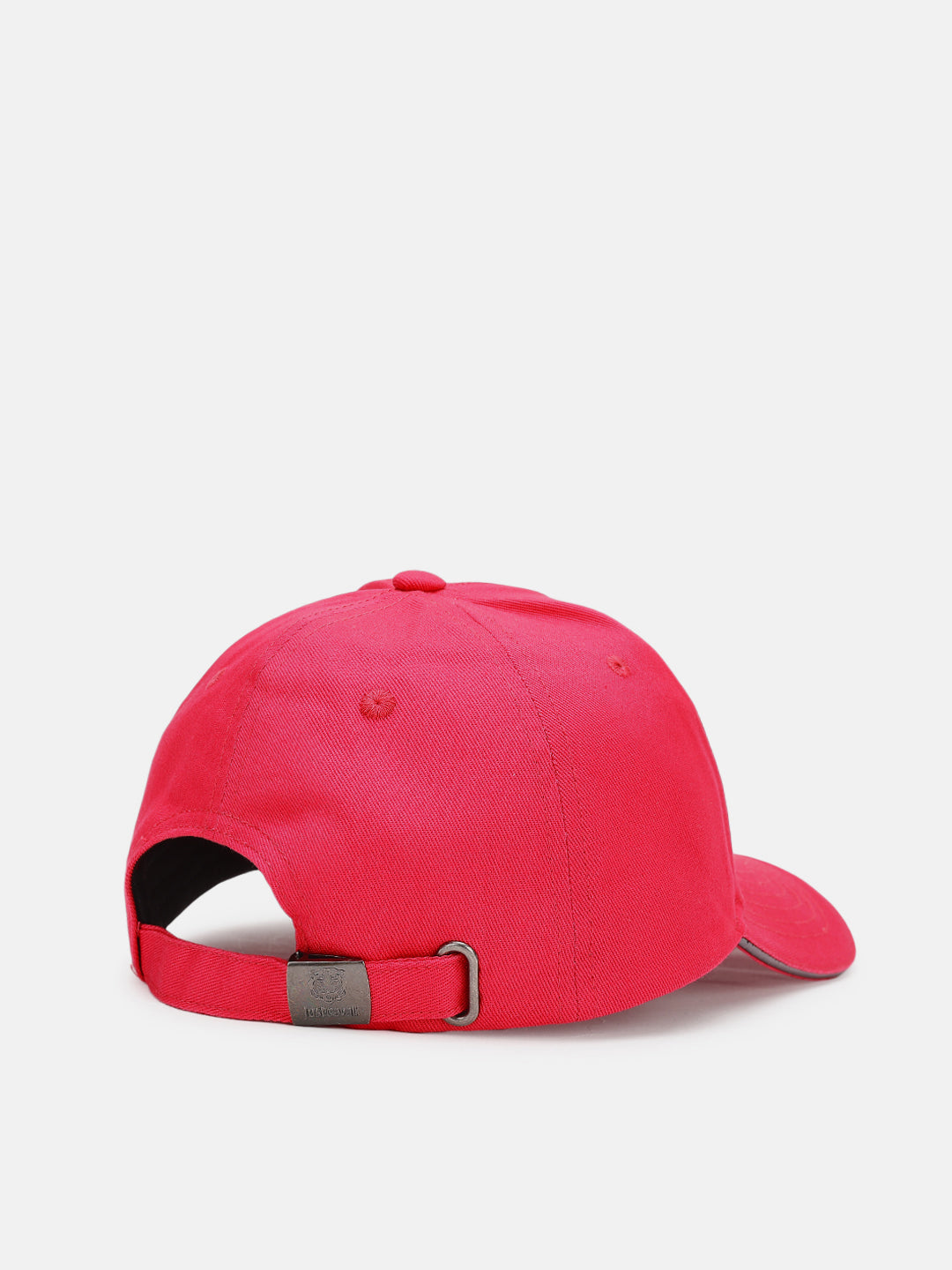 Just Cavalli Men Fuchsia Embroidered Baseball Caps
