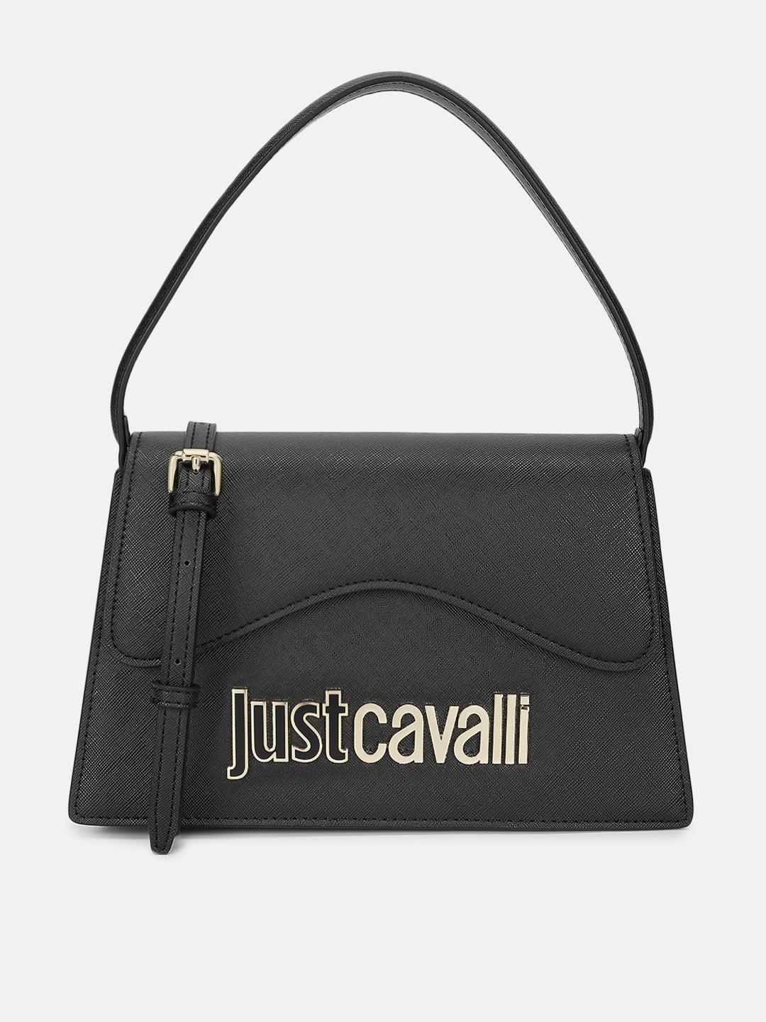 Just Cavalli Women Black Solid Sling Bags