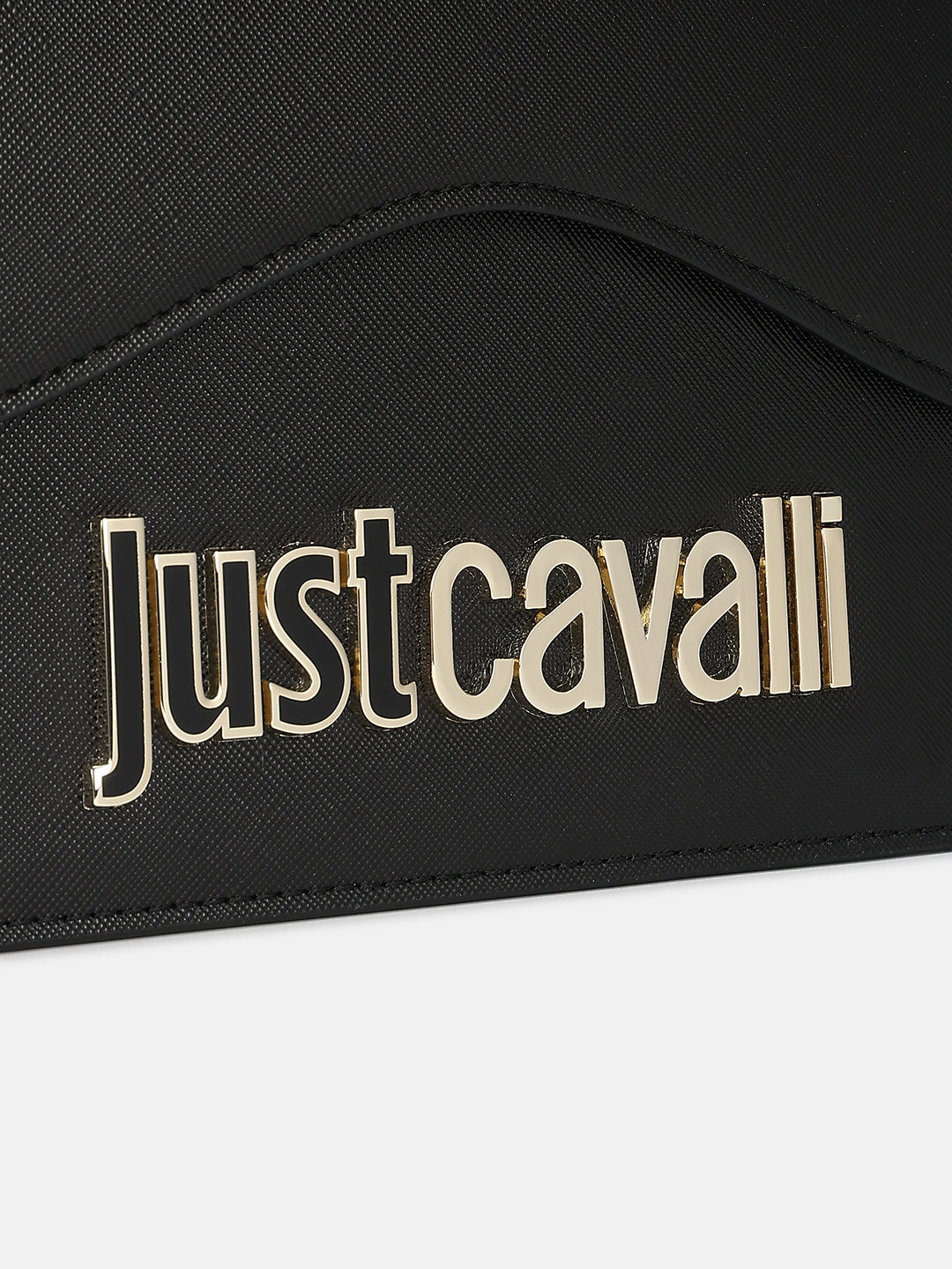Just Cavalli Women Black Solid Sling Bags
