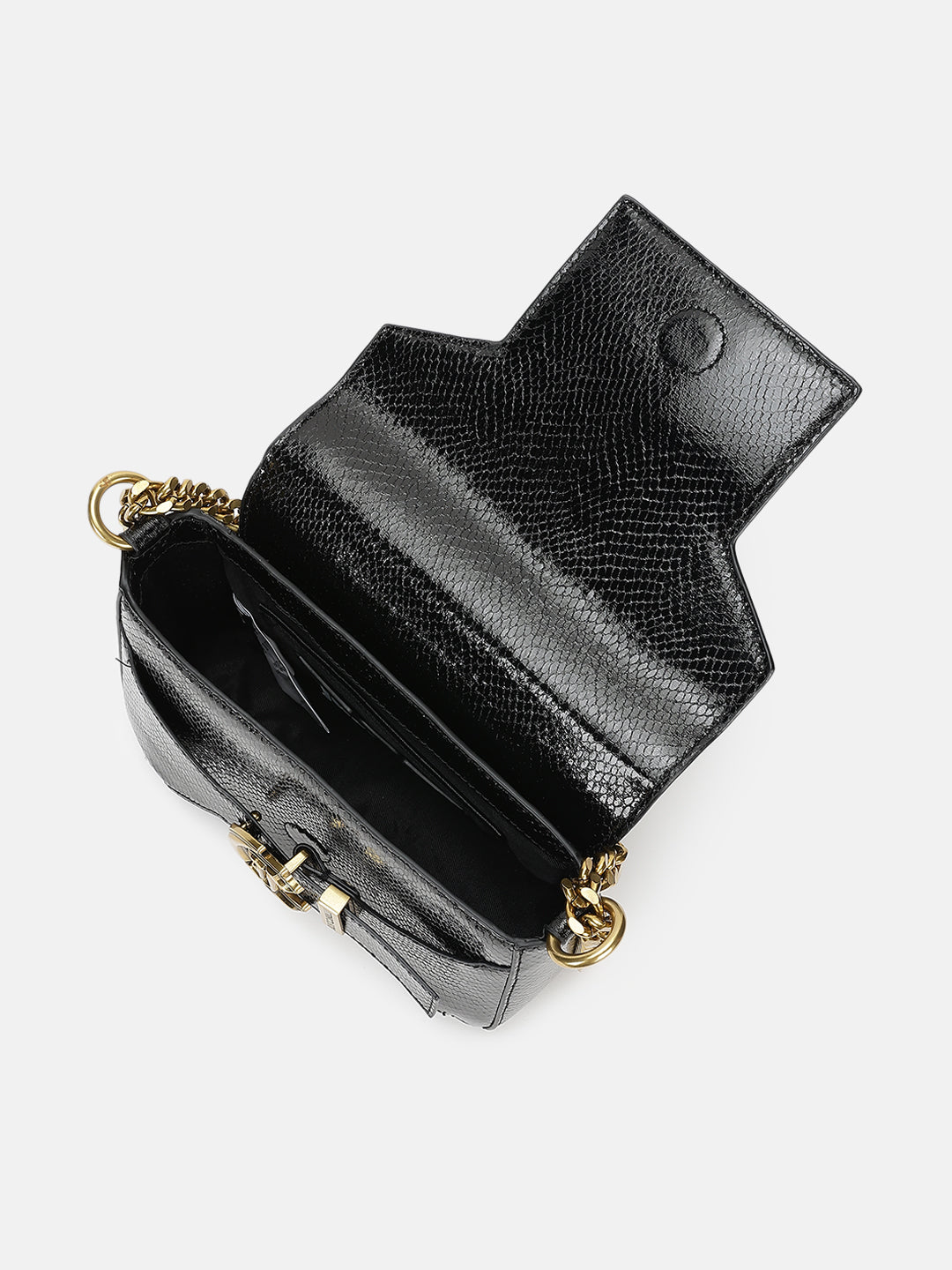 Just Cavalli Women Black Solid Crossbody Bags