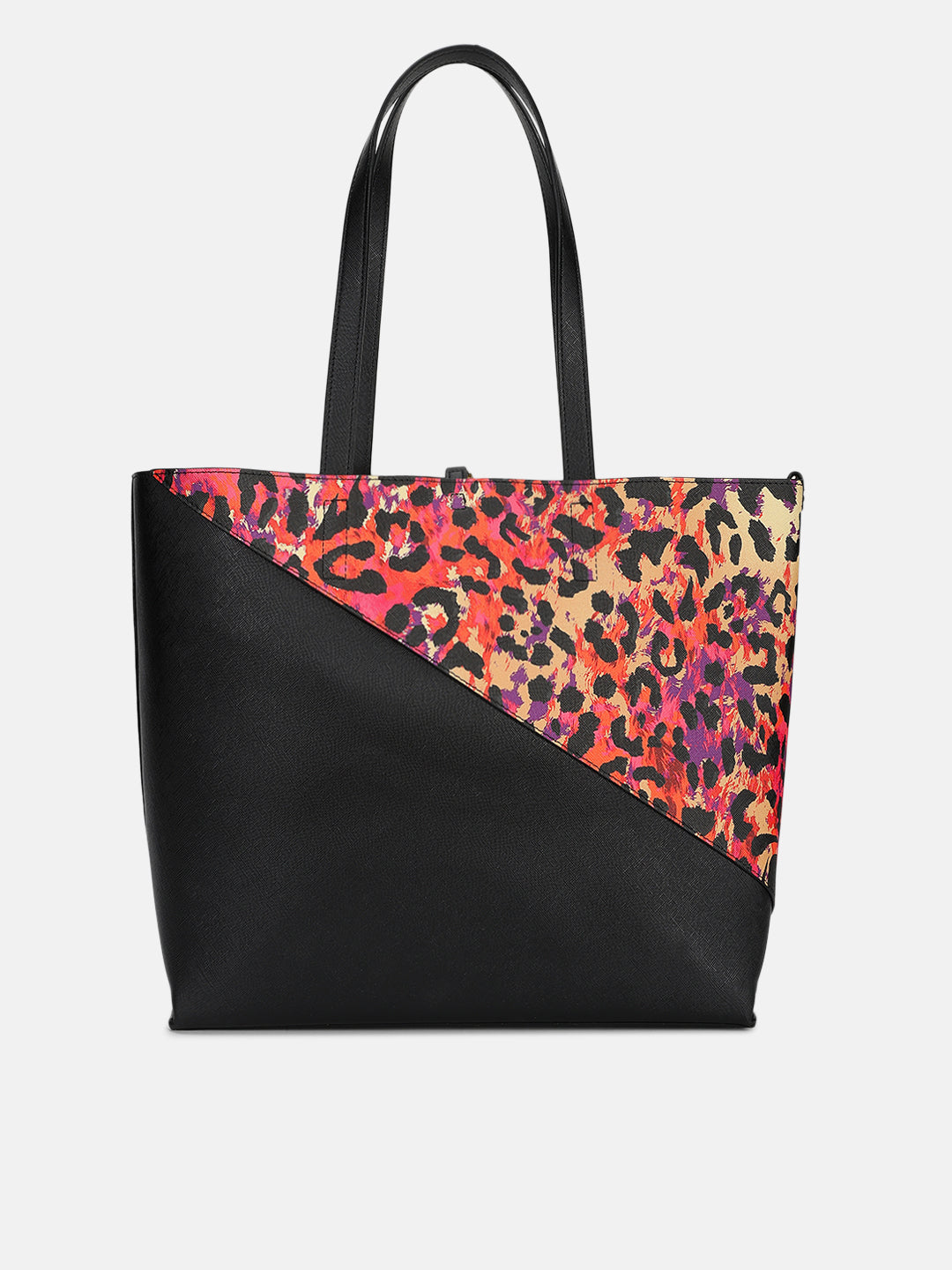 Just Cavalli Women Pink Printed Tote Bags