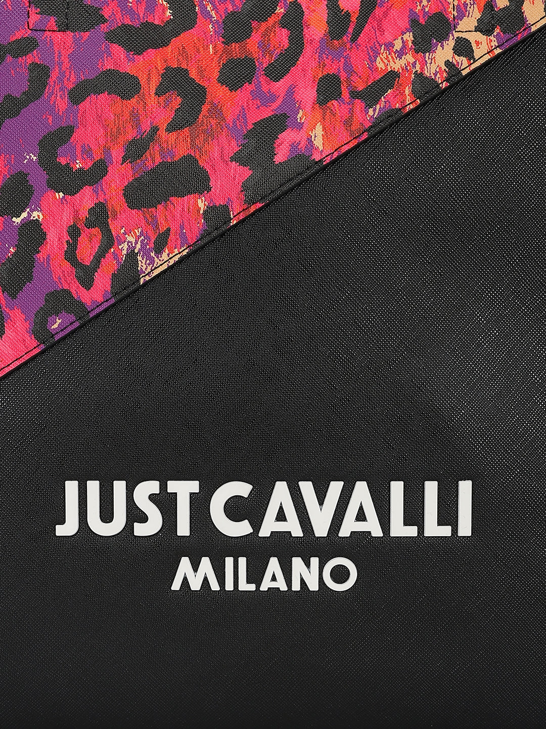 Just Cavalli Women Pink Printed Tote Bags