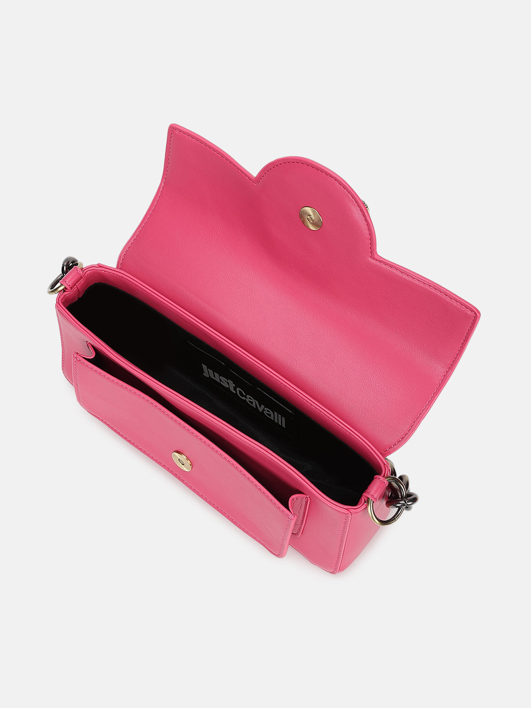 Just Cavalli Women Pink Solid Sling Bags