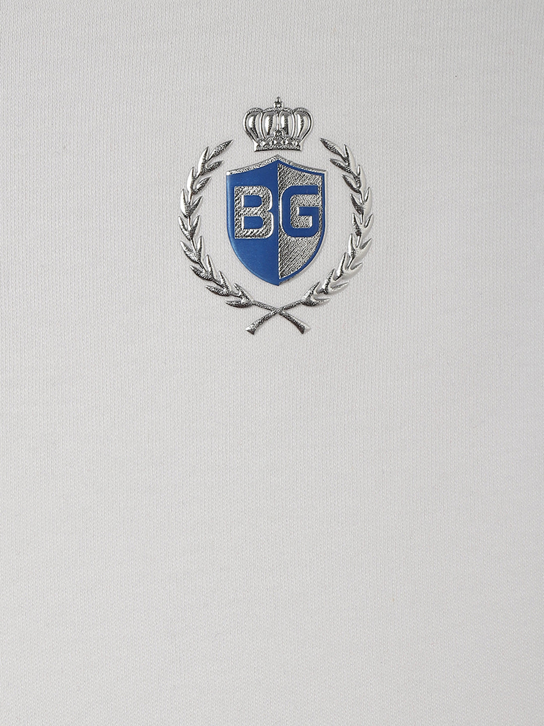 Blue Giraffe Boys White Solid Polo Collar Short Sleeves Tshirt