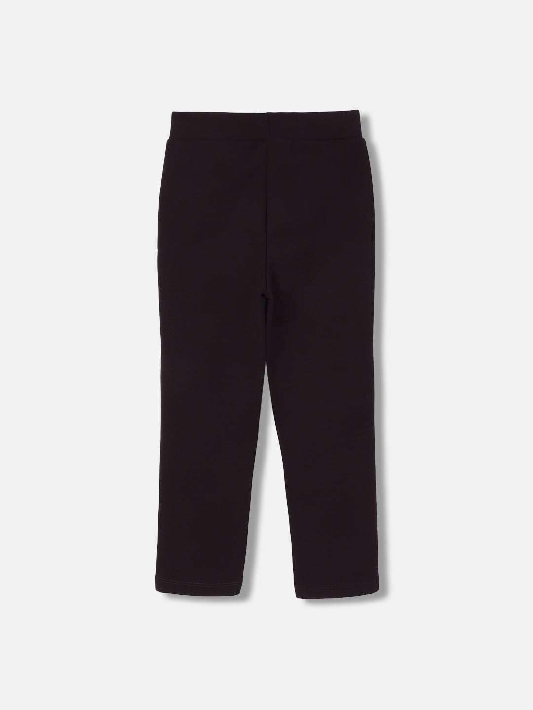 Blue Giraffe Girls Wine Solid Regular Fit Jegging