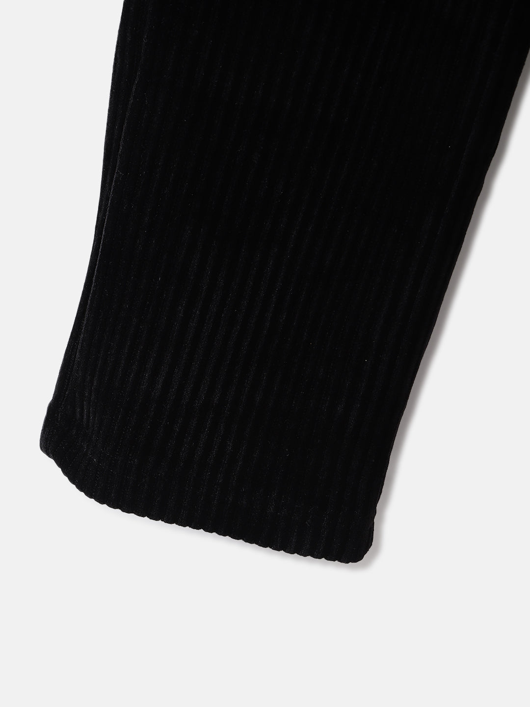 Blue Giraffe Girls Black Solid Flare Flat-Front Trouser