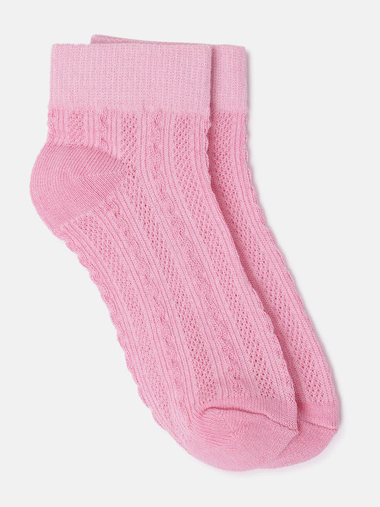 Blue Giraffe Girls Multicolor Patterned Ankle Length Socks