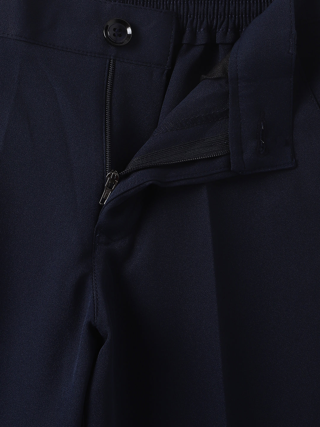 Blue Giraffe Boys Blue Solid Waistcoat: Shawl Collar, Shirt- Spread Collar Waistcoat: Sleeveless, Shirt- Full Sleeves Waist Coat Set