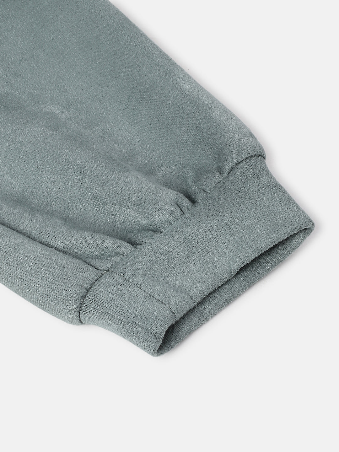 Elle Girls Green Solid Relaxed Fit Joggers Style Sweatpant