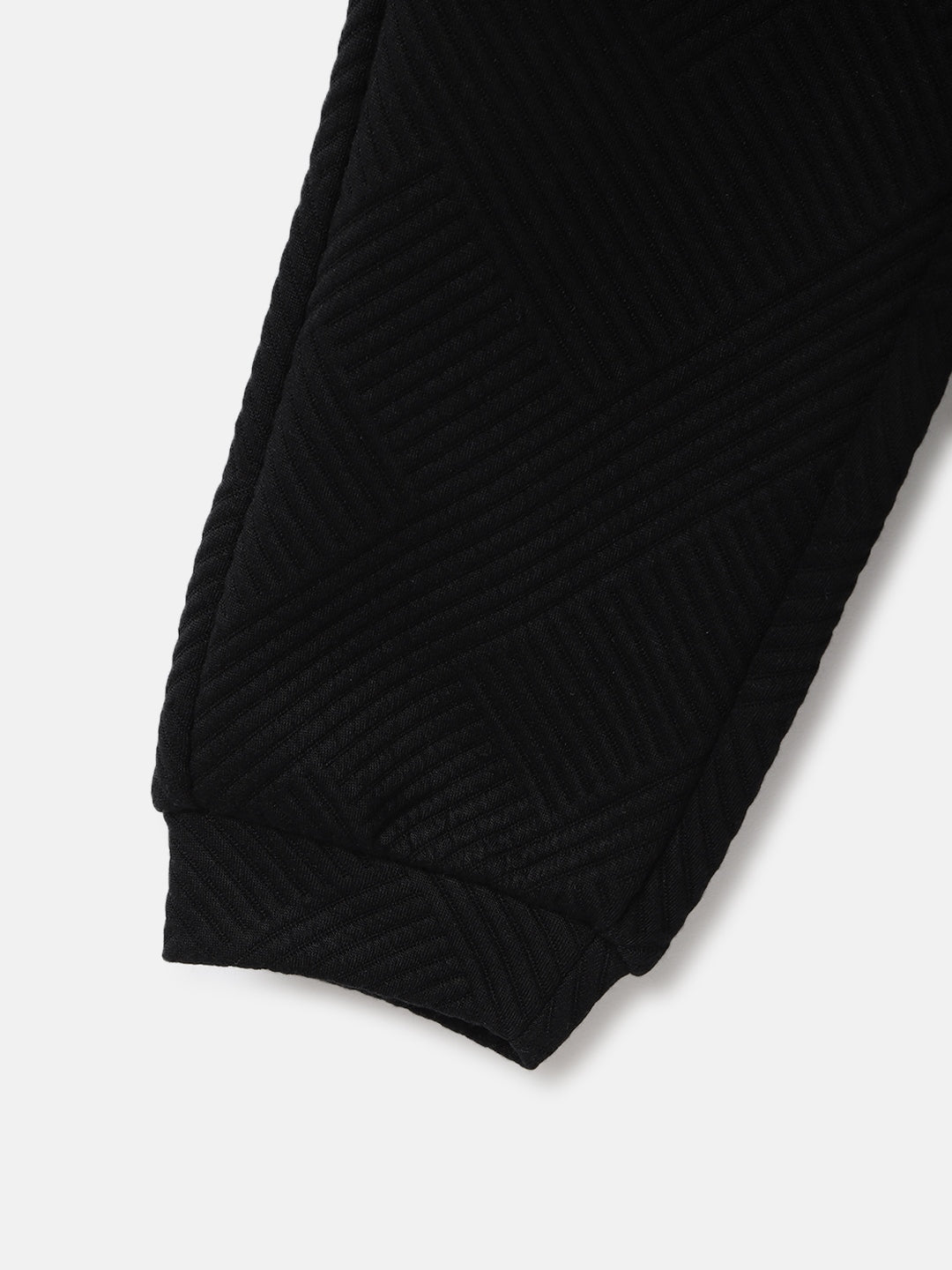 Elle Girls Black Solid Relaxed Fit Mid-Rise Jogger Style Track Pants