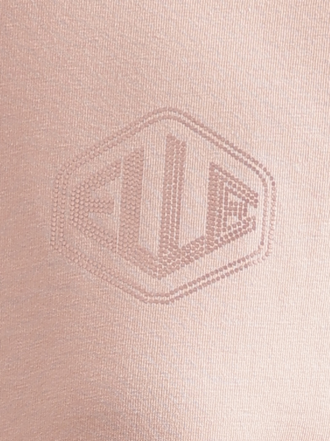 Elle Women Pink Solid Round Neck Short Sleeves Tshirt