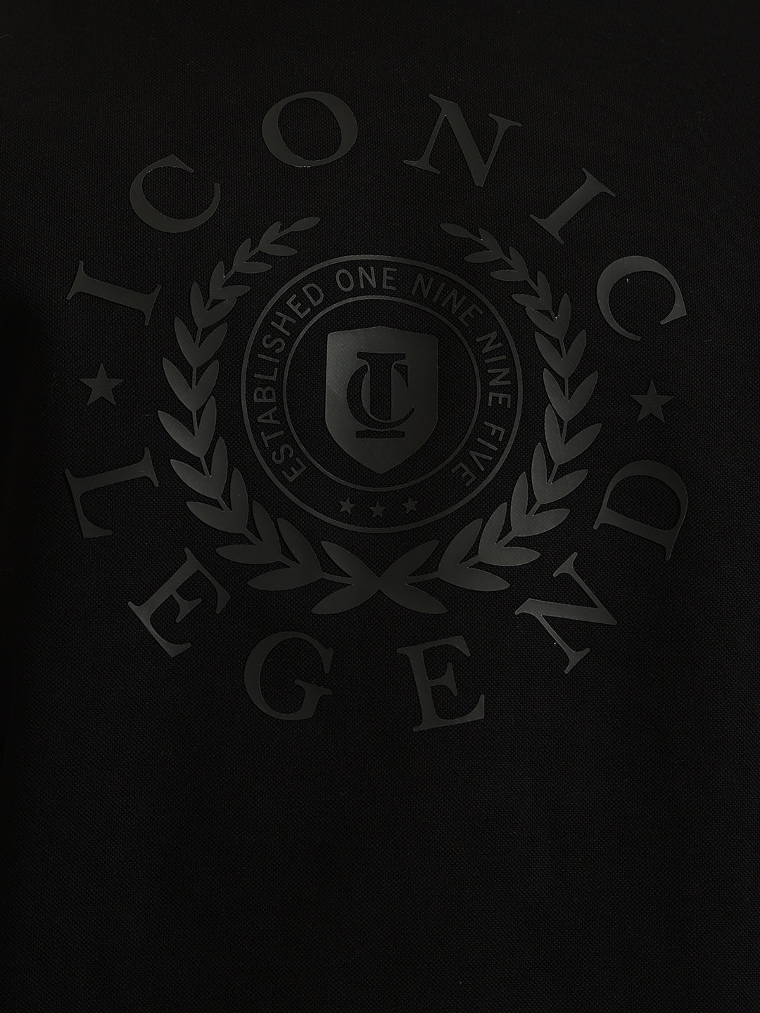 Iconic Men Printed Round Neck Full Sleeves Pullover Style Sweatshirt